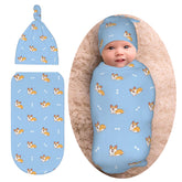 Broiteid corgi-swaddle-bag: soft wrap for newborn sleep warmth.