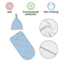 Broiteid newborn-swaddle-blanket: wrap-like snugness supports self-soothing.