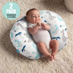 BROLEX original-boppy pillow-cover elastic-fit keeps it secure during feeding