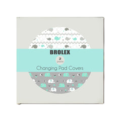 BROLEX whale pattern changing pad cover offers cozy comfort during diaper changes