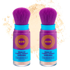 Brush On Block Bob Kids sunscreen brush applying mess-free protection
