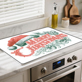 BSFHH Merry Christmas stove top cover with festive design adds extra workspace
