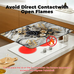 BSFHH scratch-resistant glass top protects electric stovetop from daily wear.