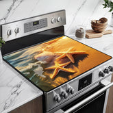 BSFHH stove top cover on electric stove offering extra prep space