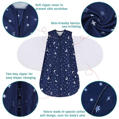 BSTOPPT Newborn Sleep Sack arm-out single mode supports self-soothing.
