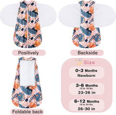 BSTOPPT reverse-zip sleep sack easy diaper changes while baby stays swaddled