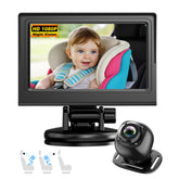BTLMEMO baby car camera monitor display offers a clear backseat view for safer driving