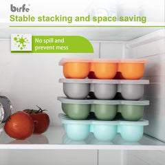 btrfe freezer tray withstands freezing to reheating for versatile storage