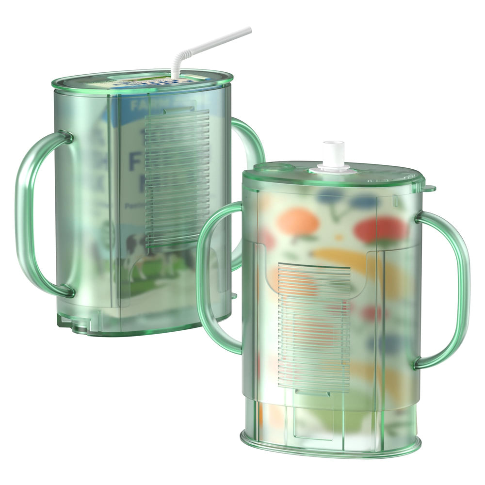btrfe pouch holder no squeeze in use demonstrating mess-free snack time