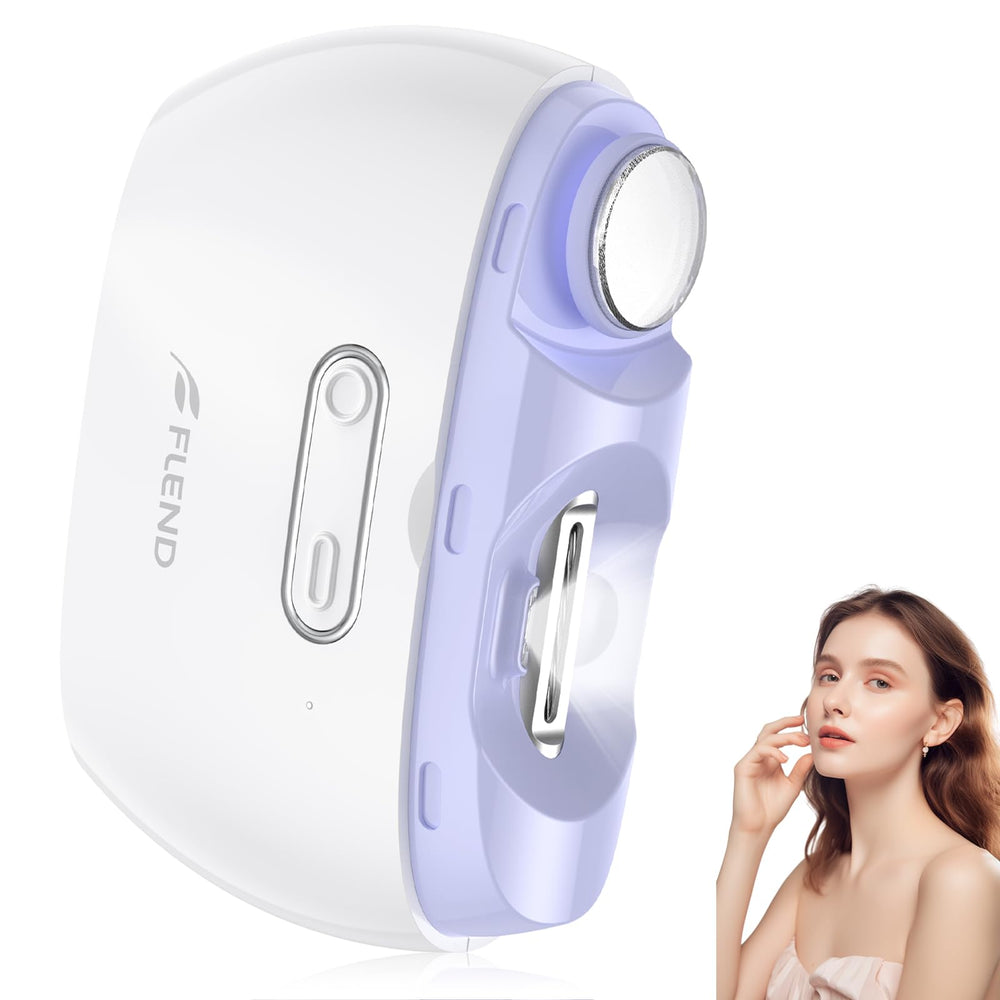 Bubbacare electric nail clipper front view highlighting compact design for all ages.