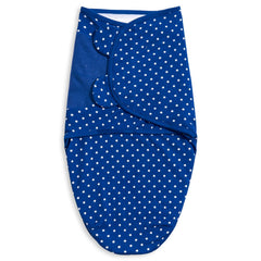 Bubble Bear swaddle blue womb-like design conveys soothing ambiance.