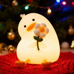 Bubbleimage night light duck flower: gentle glow for a calming bedtime routine.