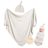 BubblePanda rayon swaddle bamboo softness showcases buttery comfort for sensitive newborn skin.