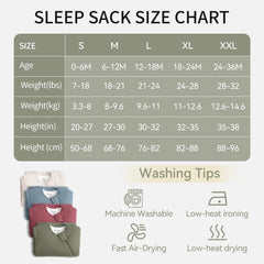 BubblePanda sleep sack zipper guard protects baby's face safely.