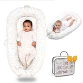 Bubbyhuts Baby Lounger breathable cotton cover for newborn comfort