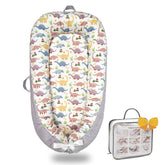 Bubbyhuts Baby Lounger breathable cotton cover keeps baby cool and comfy.