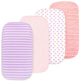 Bublo Baby bedside bassinet sheet fits snugly on many mattresses for secure, cozy naps.