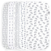 Bublo Baby burp cloth with double-layer cotton top and fleece bottom for high absorption during feeds.