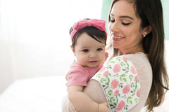 Bublo Baby burp cloths 5-pack designs offering color options for outfits and quick cleanup.