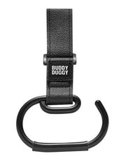 Buddy Duggy nonslip stroller hook bag-hanging secures shopping bags during errands.