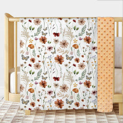 Buerhanerry Loyoot Wildflower blanket back features dotted texture for visual interest.