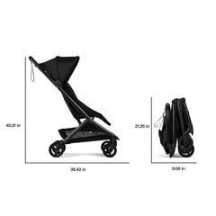 Bugaboo Butterfly 2 ready for air travel, compact carry-on compatible.