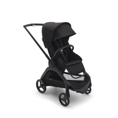 Bugaboo Dragonfly folding action shows quick, compact city-ready folding for busy days.