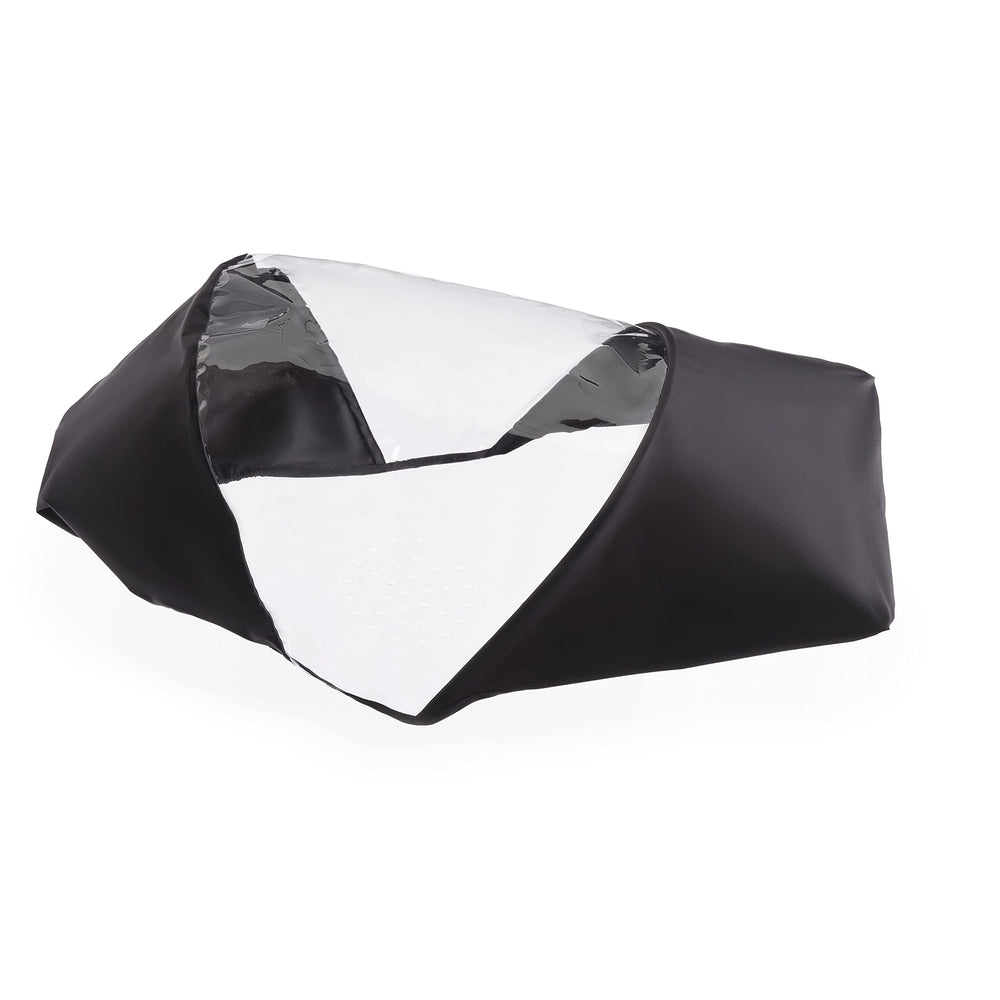 Bugaboo Dragonfly rain cover fits snugly, offering reliable weather protection for your stroller.