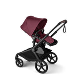 Bugaboo Kangaroo all-terrain wheels improve ride comfort across surfaces.