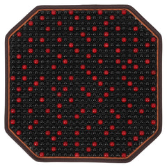 BUGUUYO wood bead car seat cover close up showing cooling beads for hot days