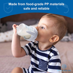 BULGILIA easy-install bottle handles on the 11oz Avent Natural bottle.