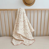 BuLuTu baby blanket shows muslin texture for breathable comfort during naps