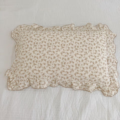 BuLuTu cotton muslin kids pillowcase travels well for crib or outings.