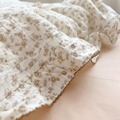 BuLuTu pillowcase with enveloped closure keeps inserts secure and tidy.