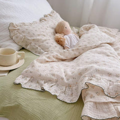 BuLuTu duvet cover insert ties close-up keeps the fill secure.