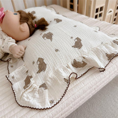 BuLuTu kids-room decor pillowcase features bee bear pattern for playful nurseries.