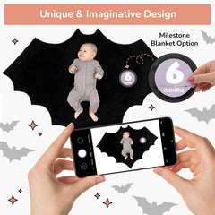 Bumba Kids bat hat and wings set adds a playful finishing touch to cute outfits.