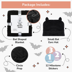 Bumba Kids milestone stickers bat bundle for capturing milestone moments in photos.