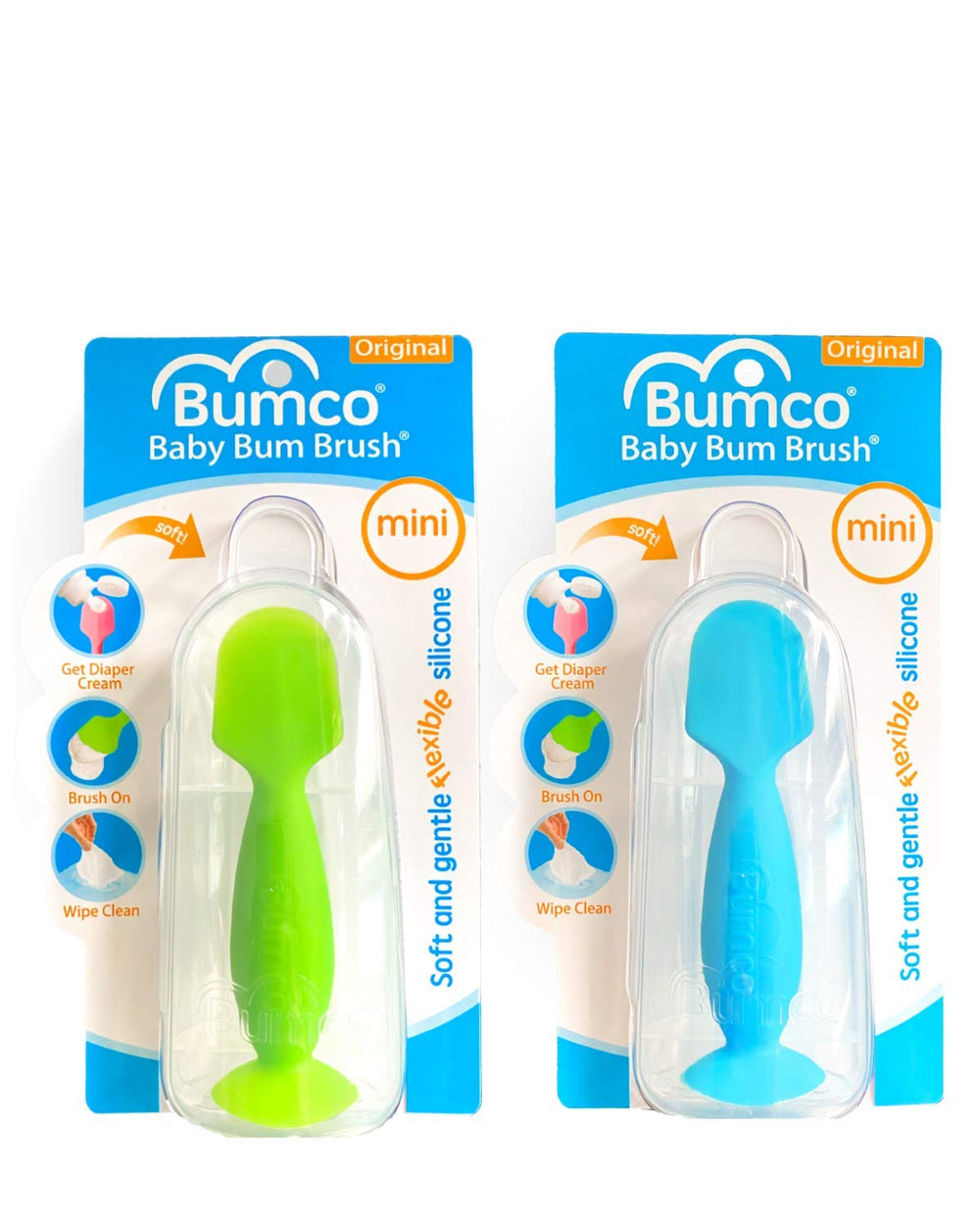 Bumco Mini Spatula with case for travel and mess-free diaper changes.