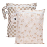 Bumkins Roamio beige twin-pack on counter for travel organization