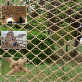 Bunifa Safety Hemp Rope Net for kids climbing setup, durable and sturdy.