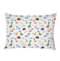 Bunnikins & Clover toddler pillow 13x18 close-up shell—breathable cotton for kid-friendly naps.