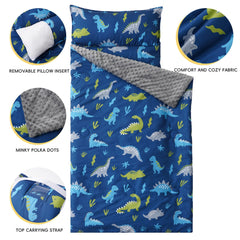 Bunnikins & Clover nap mat with removable pillow ready for washing and quick refresh.