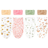 Bunnycool swaddle bee pattern offers cozy comfort for calm naps