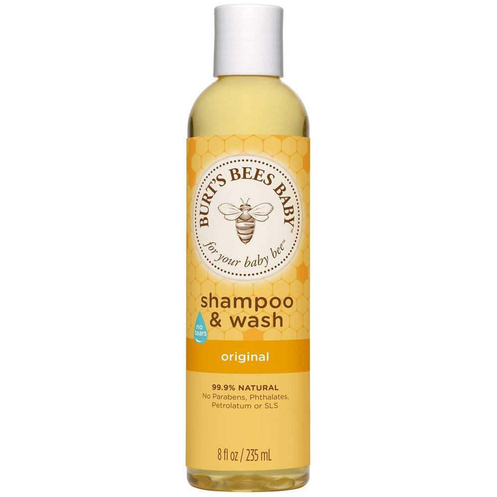 Burt's Bees Baby Bee Original Shampoo & Wash pack of 3 bottles; gentle cleanse for baby skin