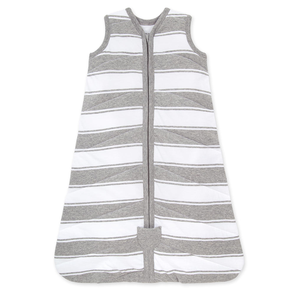 Burt's Bees Baby Beekeeper wearable blanket in winter offers soft, secure warmth for safer sleep.