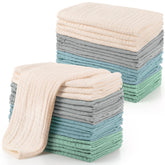 Buryeah Burp Cloths pack-20-pcs keeps feeding time tidy