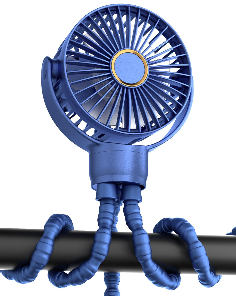buywoo portable stroller fan clip-on keeps baby cool during outdoor walks.