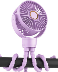 buywoo portable stroller fan clip-on for secure, on-the-go cooling during outings.