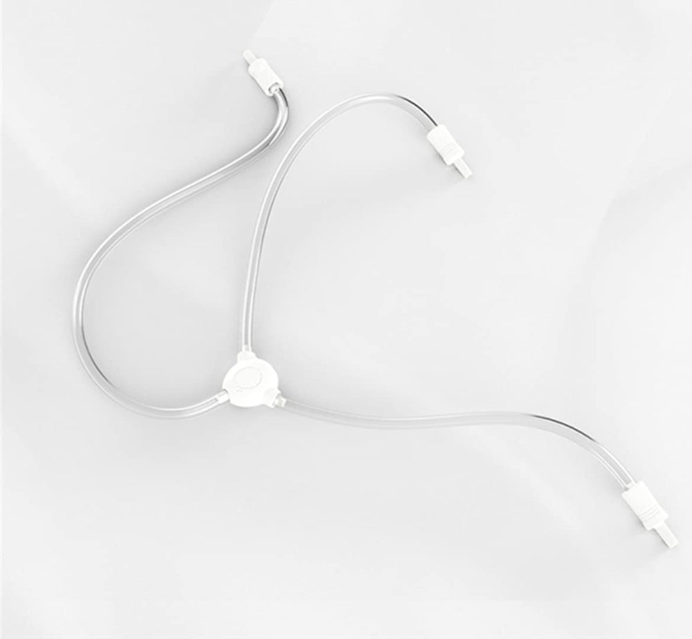 Bwcece spare Y-shape tubing with adapters for seamless milk collection setups.